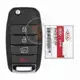 Genuine Kia Soul Flip Key Remote 2014 2019 P/N: 95430 B2100 433MHz Battery Type CR2032
