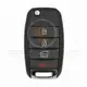 Genuine Kia Soul Flip Key Remote 2014 2019 P/N: 95430 B2100 433MHz Status Genuine