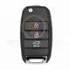 Mando a distancia original Kia Optima Flip Key 2016 2019 P/N: 95430 D4100 433MHz Botones 3