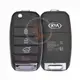 Genuine Kia Sportage Flip Key Remote P/N: 95430 D9000 433MHz Buttons 4