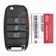 Genuine Kia Picanto Morning Flip Key Remote 2017 2019 P/N: 95430 G6600 Transponder Chip ID 4D