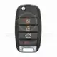 Original Kia Rio Klappschlüssel Fernbedienung 2018 2021 P/N: 95430 H9800 433 MHz Tasten 4