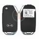 Genuine Kia Soul Flip Key Remote 2019 2021 P/N: 95430 K0000 433MHz Panic Button Yes
