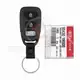 Llave remota genuina Kia Forte 2008 2010 P/N: 95430 1M000 433MHz Frecuencia 433MHz