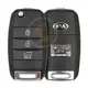 Genuine Kia Sportage Flip Key Remote 2013 2016 P/N: 95430 3W200 Buttons 3