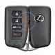 Véritable Lexus RX350 Smart Proximity 2016 2020 P/N : 89904 0E160 Bouton panique 315 MHz Oui
