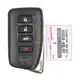 Genuine Lexus RX350 Smart Proximity 2016 2020 P/N: 89904 48L60 433MHz Remote Type Smart Proximity