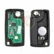 Peugeot 307 Flip Key Remote 2006 2011 433MHz 3 Buttons Transponder Chip ID 46