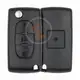 Peugeot 307 Flip Key Remote 2006 2011 433MHz 3 Buttons Frequency 433MHz