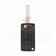 Peugeot 407 Flip Key Remote 2006 2011 433MHz 3 Buttons Frequency 433MHz