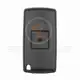 Peugeot 407 Flip Key Remote 2011 2014 433MHz 2 Buttons Frequency 433MHz
