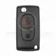 Peugeot 407 Flip Key Remote 2011 2014 433MHz 2 Buttons Buttons 2