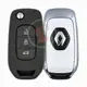Original Renault MEGANE 3 Captur Flip Key Remote 2013 2017 434MHz Buttons 3