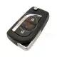 Toyota hilux fortuner 2017 2019 2 button flip key 433mhz 3d