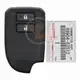 Genuine Toyota Yaris Smart Proximity 2014 2017 P/N: 89904 52512 Frequency 433MHz