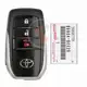Genuine Toyota Land Cruiser Smart Proximity 2020 2022 P/N: 89904 60X20 Frequency 315MHz