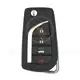 Toyota Camry Flip Key Remote 2018 2020 P/N: 89070 06790 315MHz Buttons 4