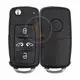 Volkswagen Sharan Multivan Flip Key Remote 2009 2016 P/N: 5K0 837 202 AD Frequency 434MHz