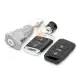 Original vw smart key 315mhz 4 buttons 5c chip lock set 3d
