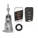 Original vw smart key 315mhz 4 buttons 5c chip lock set