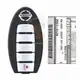 Genuine Nissan Maxima Altima Smart Proximity 2016 2021 P/N: 285E3 9DJ3B Frequency 433MHz