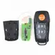 Xhorse XEFO01EN Flip Key Remote 3+1 Buttons With Super Chip Transponder Chip ID 46