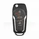 Xhorse XEFO01EN Flip Key Remote 3+1 Buttons With Super Chip Transponder Chip ID 47