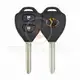 Xhorse XKTO05EN Wired Head Key Remote 2 Buttons Without Chip Xhorse