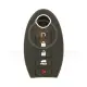 Nissan smart remote key 5 buttons suv silicone case front