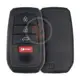 KeyDiy TB01 4 Toyota Lexus Universal Smart Key Remote 3+1 Tasten mit 8A Transponder Chip Tasten 4