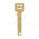 KEYMAX #23 Smiley Key ( Two colors available to choose Silver / Brass) Keys