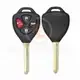 Head Key Remote Toyota Camry 2007 2011 314.4MHz 4 Buttons Aftermarket Status Aftermarket