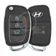 Genuine Hyundai Sonata Flip Key Remote 2018 P/N: 95430 C1210 433MHz Remote Type Flip Key Remote