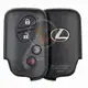 Refurbished Lexus ES350 GS350 Smart Proximity 2009 315MHz 4 Buttons Remote Type Smart Proximity