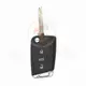 Genuine Volkswagen Flip Key Remote 2020 2021 P/N: 2015DJ1677 433MHz Panic Button No