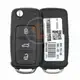 Control remoto genuino Volkswagen Caddy Flip Key 2011 2019 433MHz 3 botones tipo control remoto Flip Key