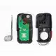 Volkswagen Touareg Flip Key Remote 2003 2010 433MHz 3 Buttons Transponder Chip PCF7947