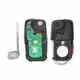 Volkswagen Touareg Flip Key Remote 2003 2010 315MHz 4 botones Botón de pánico Sí