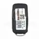 Mando a distancia original Volkswagen Caddy Flip Key 2011 2019 433MHz 3 botones frecuencia 433MHz
