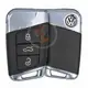 Genuine Volkswagen Smart Proximity 2015 2018 P/N: 3G0 959 752 434MHz Remote Type Smart Proximity