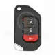 Mando a distancia original Jeep Wrangler Unlimited Flip Key 2018 2020 P/N: 68416782AB Frecuencia 433MHz