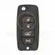 Genuine Jeep Renegade Flip Key Remote 2016 2018 433MHz 4 Buttons Frequency 433MHz