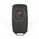 Volkswagen Touareg Flip Key Remote 2002 2010 433 MHz 4 boutons fréquence 433 MHz