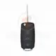 Volkswagen Touareg Flip Key Remote 2002 2010 433MHz 4 Boutons Bouton Panique Oui
