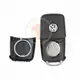 Genuine Volkswagen Beetle Flip Key Remote 2012 2021 P/N: 5K0837202BR Transponder Chip MEGAMOS AES MQB