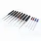 Klom 12 Pieces Broken Key Extractor Set BLACK Opening Tool Type Pick Tool