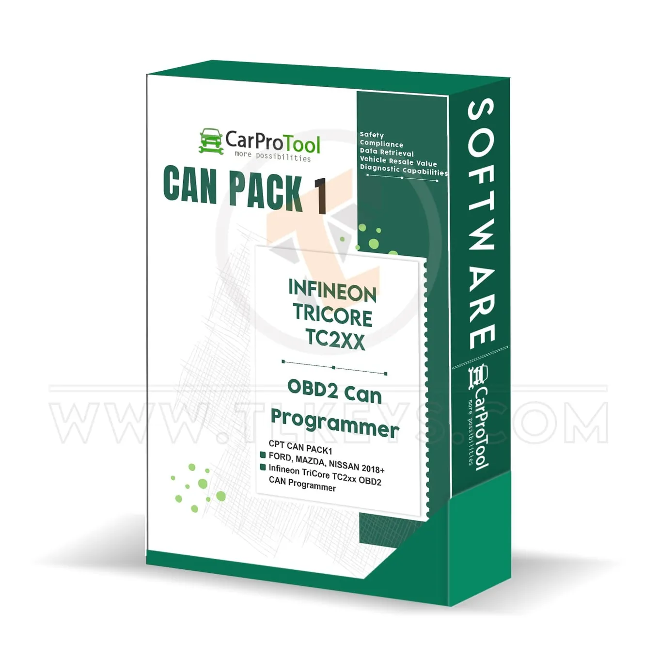 Cpt can pack1 ford mazda nissan2018+ infineon tric software Cpt can pack1 ford mazda nissan2018+ infineon tric software