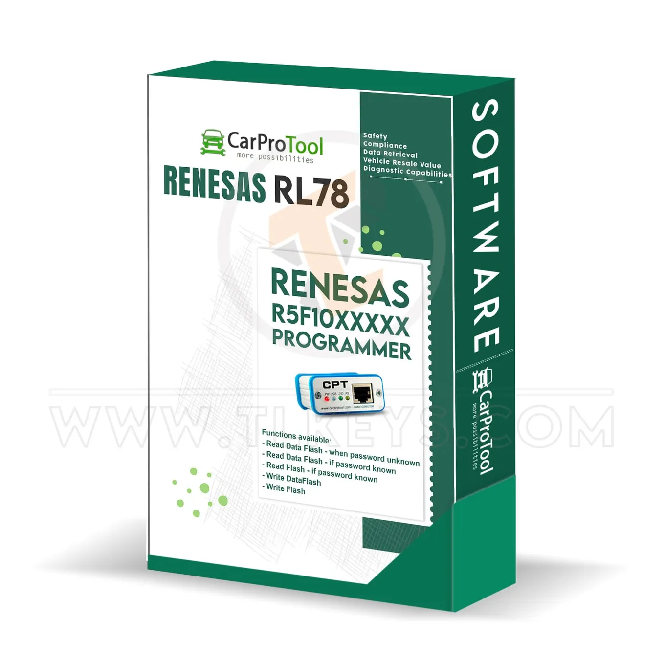 Car Pro Tools renesas rl78 r5f10x programmer