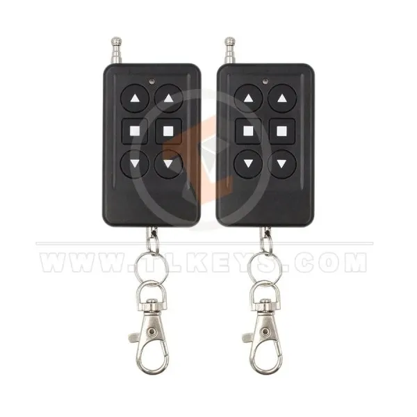 Récepteur longue portée 3 canaux 12 V DC + 2 télécommandes de porte