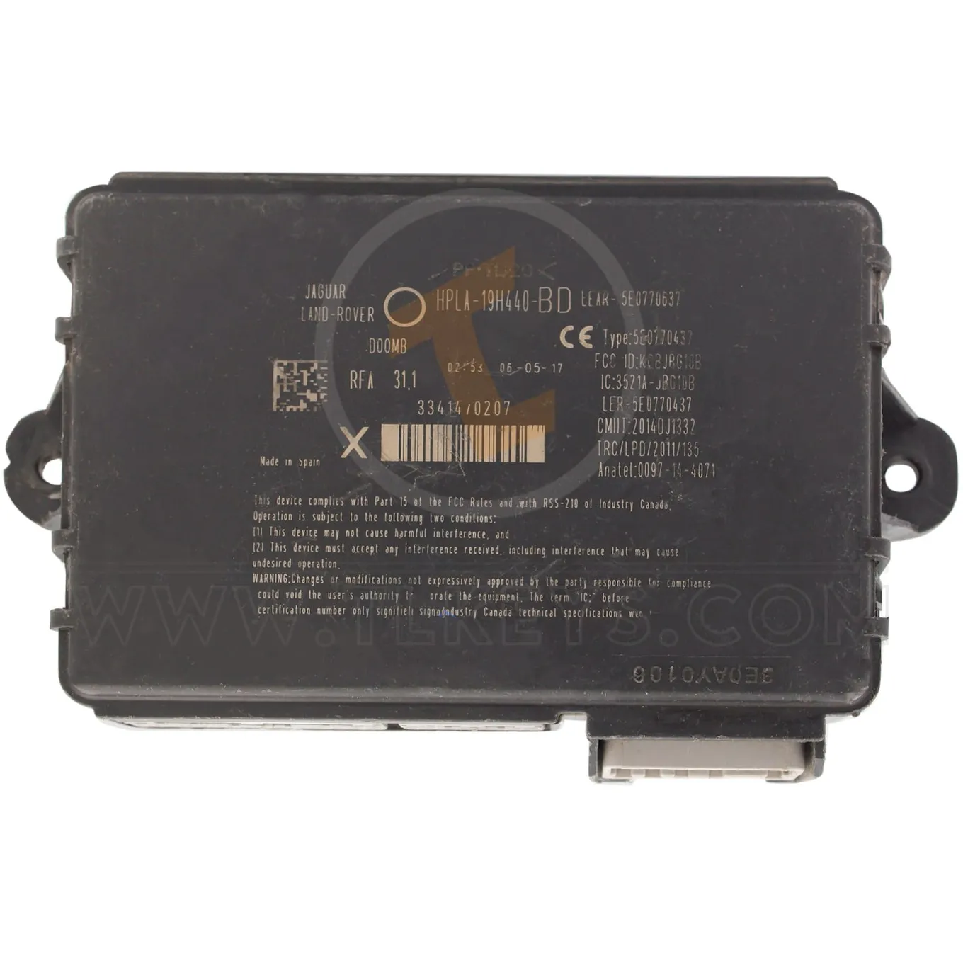 TL40551 HPLA 19H440 BD 1 TL40551 HPLA 19H440 BD 1